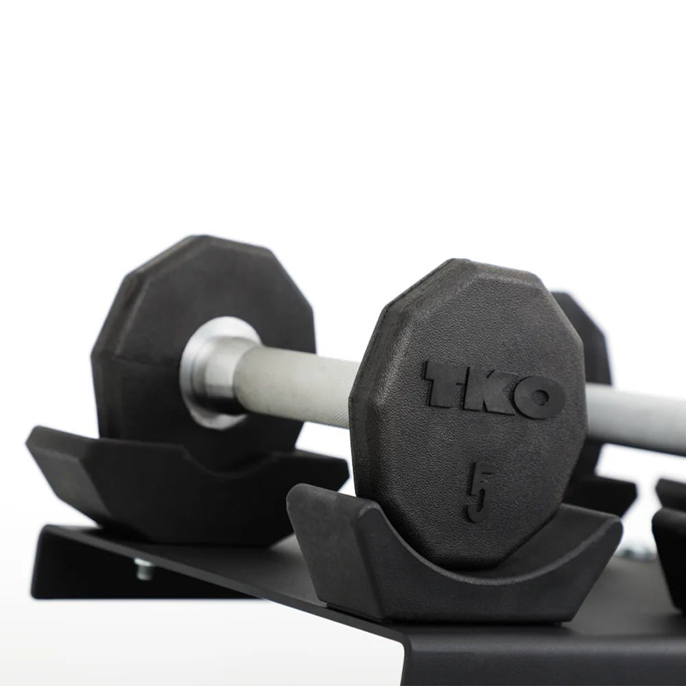 10 Pair Dumbbell Rack Saddle | TKO - Dumbbell Storage - TKO Strength & Performance