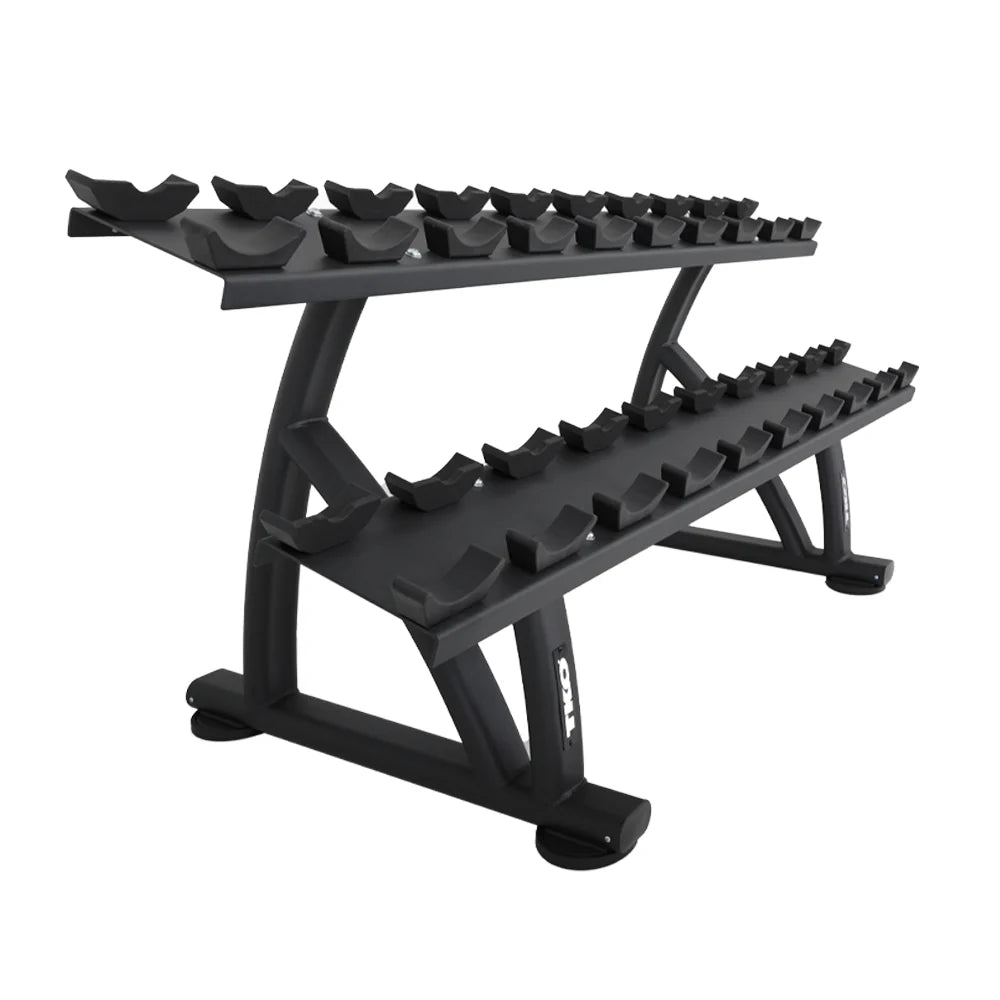 10 Pair Dumbbell Rack Saddle | TKO - Dumbbell Storage - TKO Strength & Performance