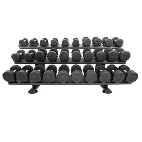 TKO Strength & Performance - TKO 7052B 15 Pair Dumbbell Rack - Dumbbell Storage