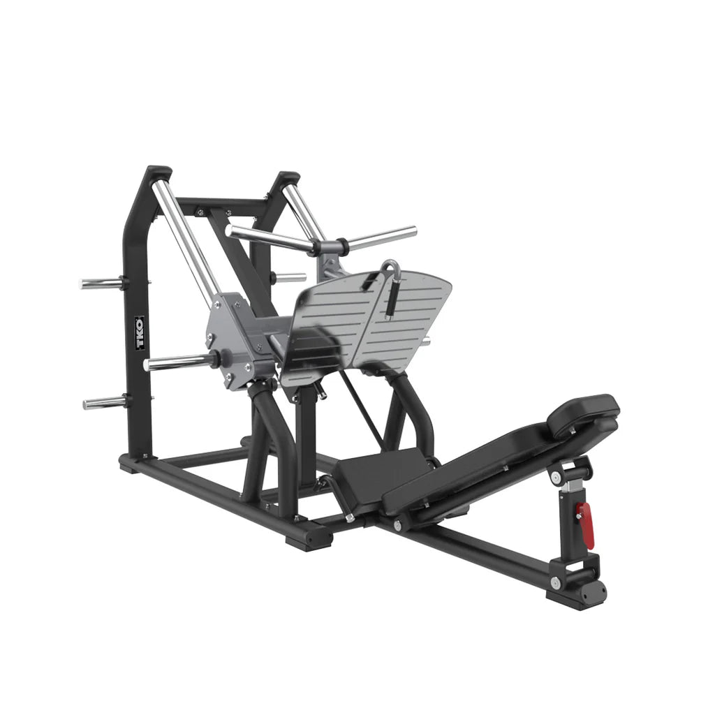 TKO Strength & Performance - TKO 712LP Commercial 45° Linear Plate Loaded Leg Press Machine - Plate Loaded