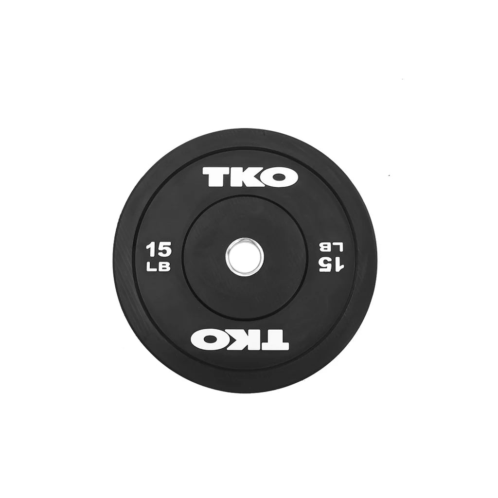 TKO Strength & Performance - TKO 802BP Olympic 230lb Rubber Bumper Plates Set - Weight Plate Set