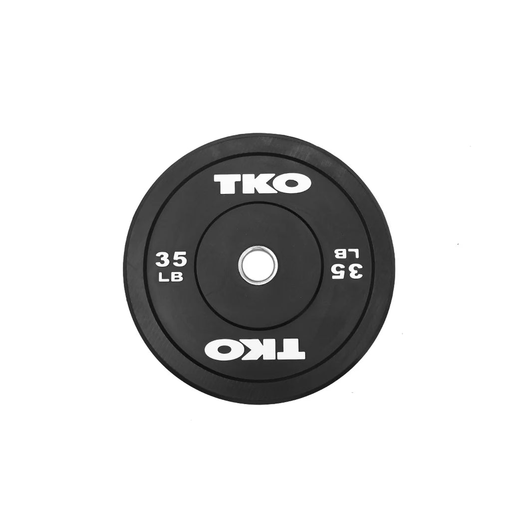 TKO Strength & Performance - TKO 802BP Olympic 230lb Rubber Bumper Plates Set - Weight Plate Set