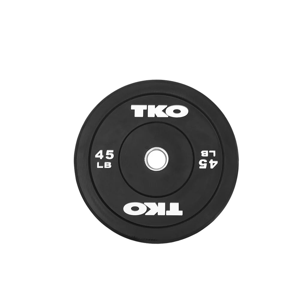 TKO Strength & Performance - TKO 802BP Olympic 230lb Rubber Bumper Plates Set - Weight Plate Set