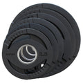Olympic Rubber Grip Plate Set | TKO - Rubber Dual Grip Plate - TKO Strength & Performance
