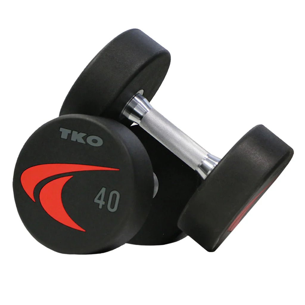 Round Urethane Dumbbell Sets | TKO - Dumbbell Set - TKO Strength & Performance
