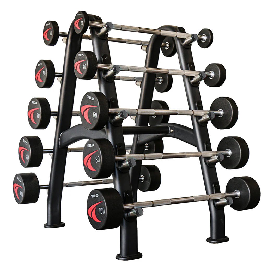 10 Fixed Barbell Rack | TKO - Barbell Storage - TKO Strength & Performance