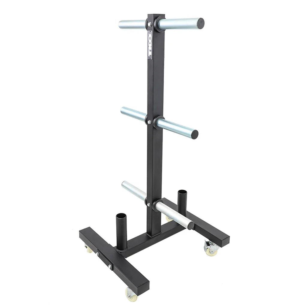 TKO Strength & Performance - TKO 851VBR Bumper Plate Rack with Wheels - Weight Plate Storage