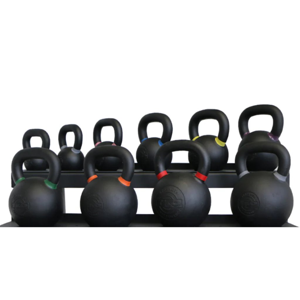 TKO Strength & Performance - TKO 856KR 3 - Tier Kettlebell Rack with Full Kettlebell Set - Kettlebell Set & Rack