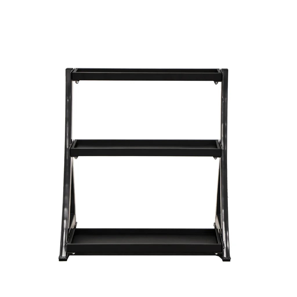 TKO Strength & Performance - TKO 856KR 3 - Tier Kettlebell Rack with Full Kettlebell Set - Kettlebell Set & Rack