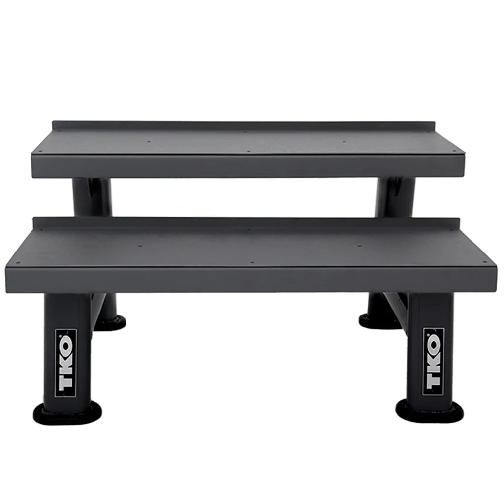 TKO Strength & Performance - TKO 859KR 2 - Tier Kettlebell Rack with Full Kettlebell Set - Kettlebell Set with Rack