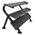 TKO Strength - TKO 890HDR 5–75 lb- Dumbbell Set with Heavy - Gauge 3 - Tier Horizontal Rack | Dumbbell Set - Revive and Lift