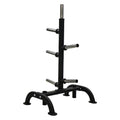255lb Rubber Olympic Plate Set & Plate Tree | TKO - Weight Plate Storage - TKO Strength & Performance