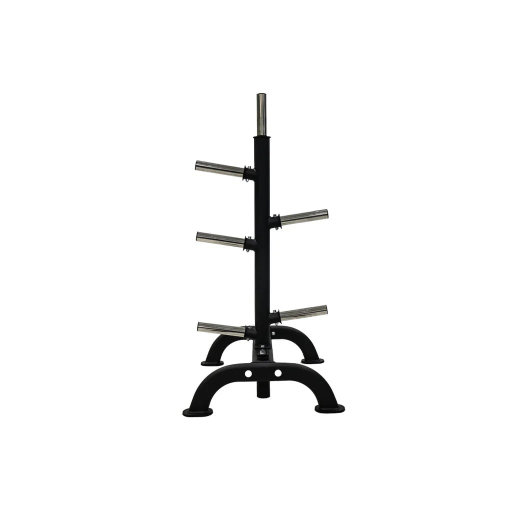 255lb Rubber Olympic Plate Set & Plate Tree | TKO - Weight Plate Storage - TKO Strength & Performance