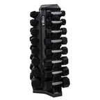 Vertical Rack With 8 - Pair Dumbbell Set | TKO - Dumbbell Set - TKO Strength & Performance