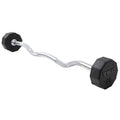 Half Barbell Rack with 20–60 lb Fixed Barbells | TKO - Fixed Barbell Set - TKO Strength & Performance