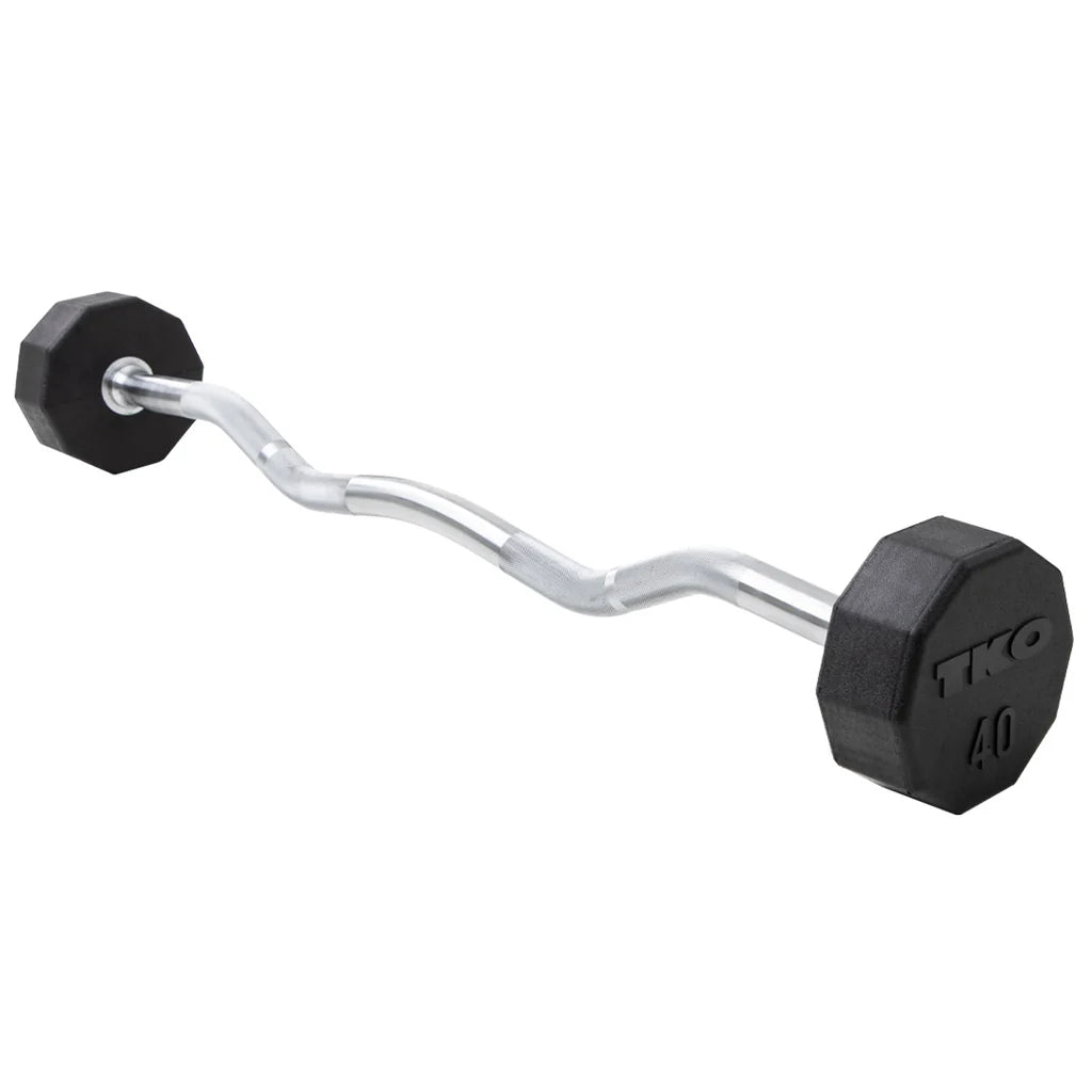Half Barbell Rack with 20–60 lb Fixed Barbells | TKO - Fixed Barbell Set - TKO Strength & Performance