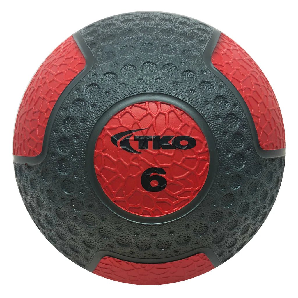 Rubberized Medicine Ball Set with Rack | TKO - Medicine Balls - TKO Strength & Performance