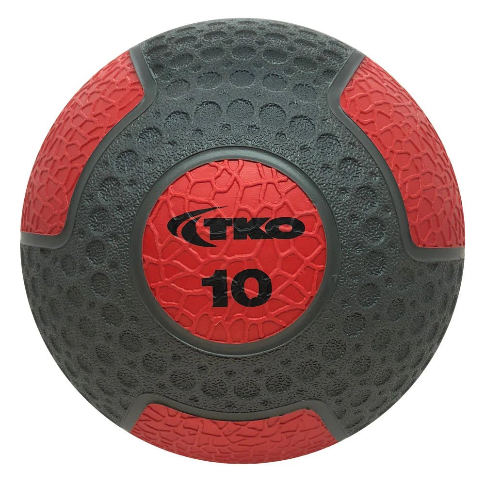 Rubberized Medicine Ball Set with Rack | TKO - Medicine Balls - TKO Strength & Performance