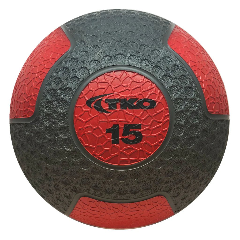 Rubberized Medicine Ball Set with Rack | TKO - Medicine Balls - TKO Strength & Performance
