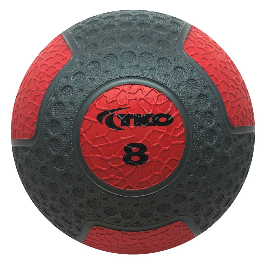 Rubberized Medicine Ball Set with Rack | TKO - Medicine Balls - TKO Strength & Performance