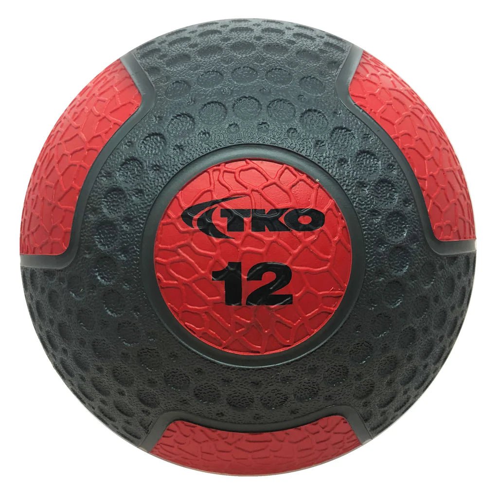 Rubberized Medicine Ball Set with Rack | TKO - Medicine Balls - TKO Strength & Performance