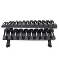 Heavy - Gauge 2 - Tier Rack with 5–50 lb Dumbbell Set | TKO - Dumbbell Set - TKO Strength & Performance