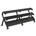 TKO Strength & Performance - TKO S891 Mega 3 - Tier Dumbbell Rack with 5–100 lb Set - Dumbbell Set