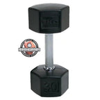 Tri-Grip Rubber Hex Dumbbell Pairs | TKO - Dumbbells - TKO Strength & Performance