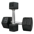 Tri-Grip Rubber Hex Dumbbell Pairs | TKO - Dumbbells - TKO Strength & Performance