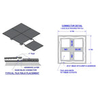 25.4mm Molded Tile Gym Flooring | Ecore Performance