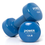 Power Systems Deluxe Vinyl Dumbbell - Dumbbells - Power Systems