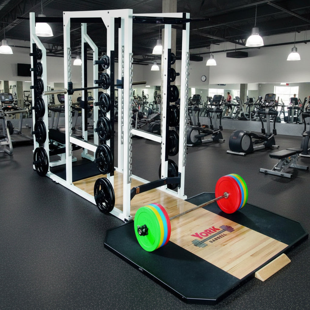 Custom Logo Weightlifting Platform – York Barbell Oak - Weightlifting Platform - York Barbell