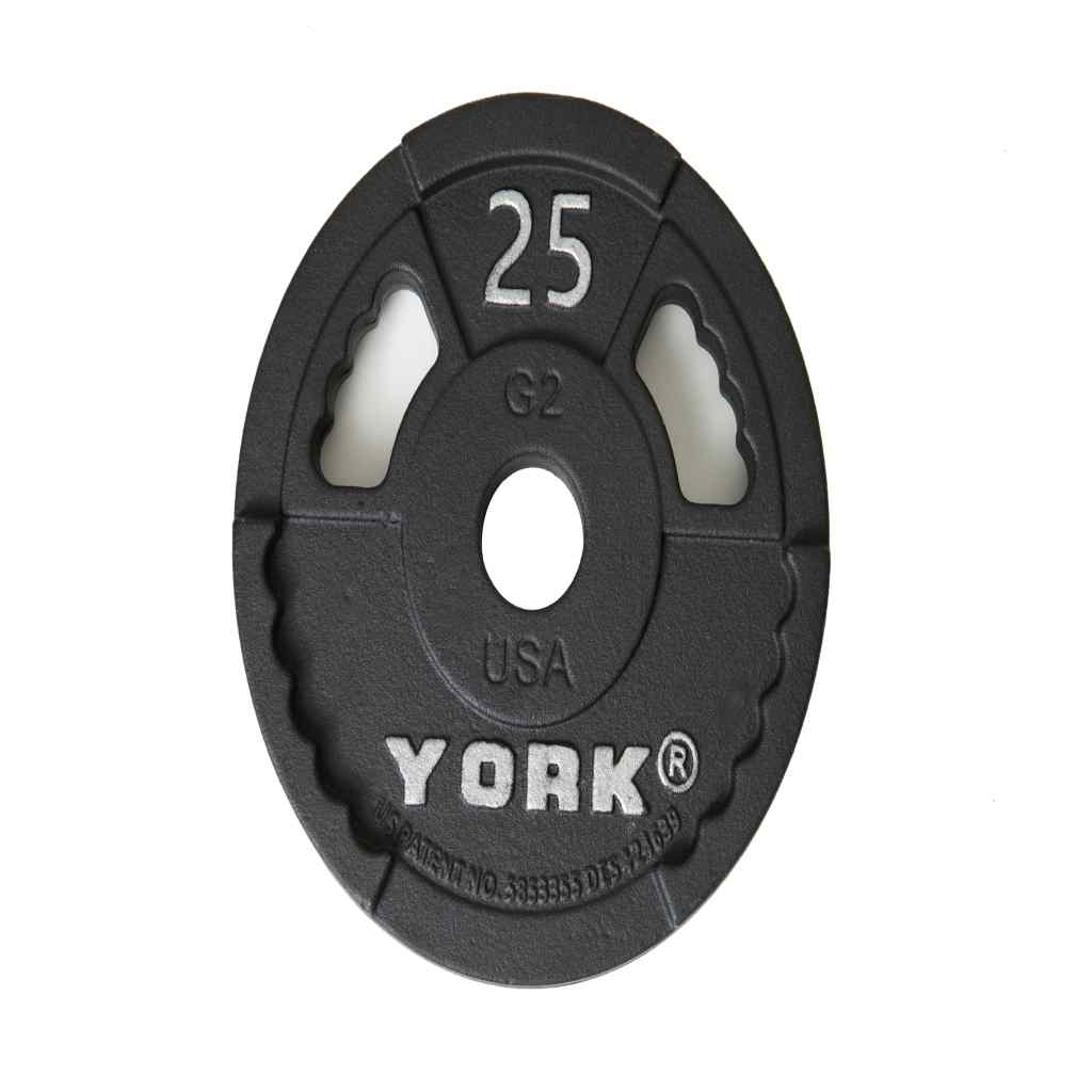 York Barbell - G-2 Cast Iron Olympic Weight Plate Sets | York Barbell - Weight Plate Set