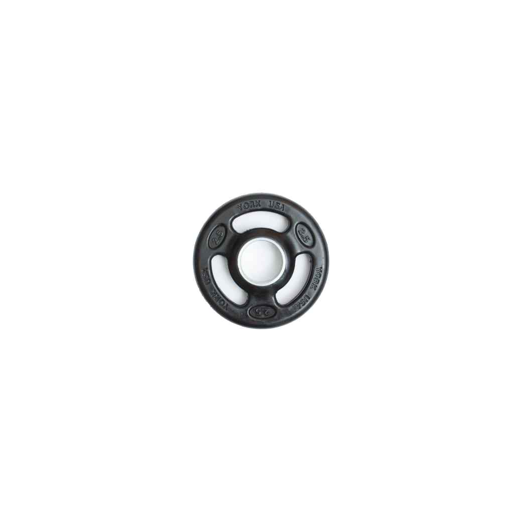 York Barbell - Iso-Grip Rubber Encased Olympic Plate Sets York - Weight Plate Set