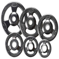 York Barbell - Iso-Grip Rubber Encased Olympic Plate Sets York - Weight Plate Set