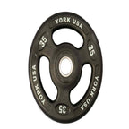 York Barbell - Iso-Grip Urethane Olympic Plate Sets York Barbell - Weight Plate Set