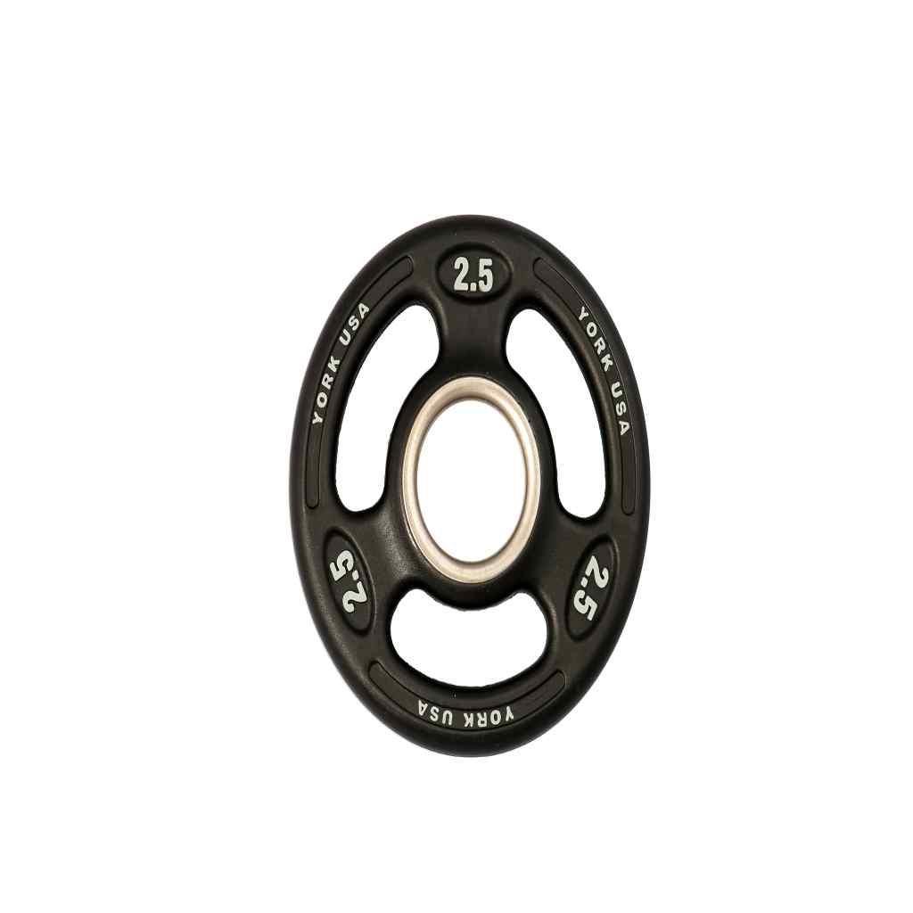 York Barbell - Iso-Grip Urethane Olympic Plate Sets York Barbell - Weight Plate Set