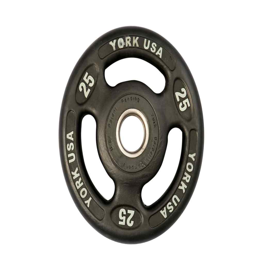 York Barbell - Iso-Grip Urethane Olympic Plate Sets York Barbell - Weight Plate Set