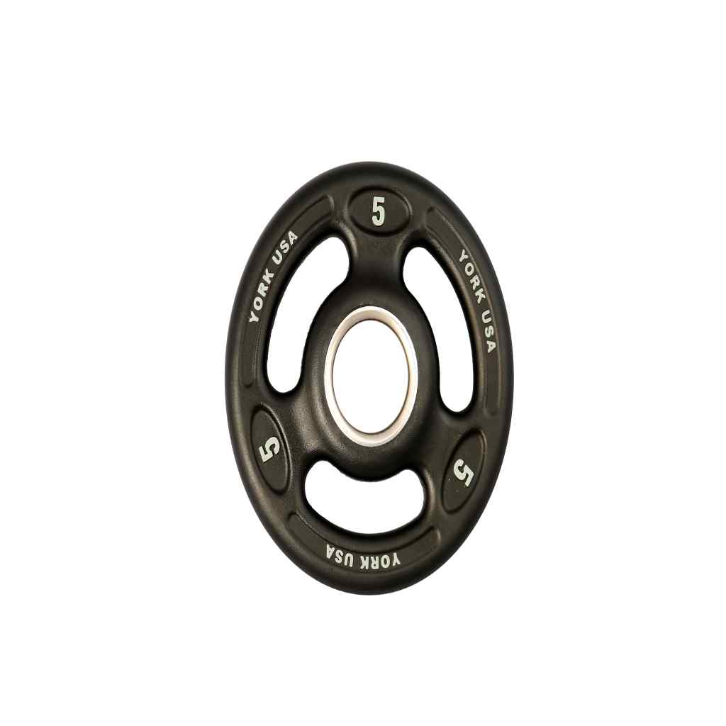 York Barbell - Iso-Grip Urethane Olympic Plate Sets York Barbell - Weight Plate Set