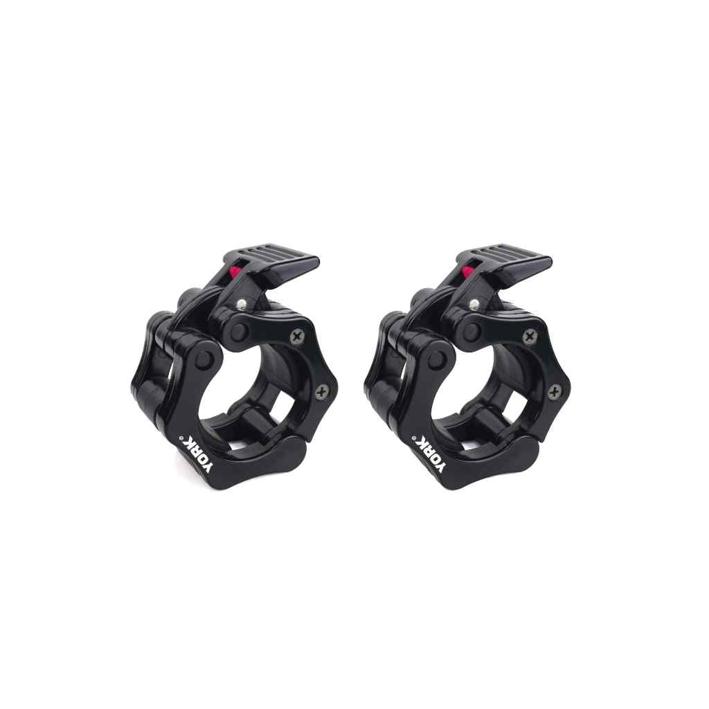 York Barbell - York 2″ Quick Access Collar Pair - Clamps, Collars & Accessories