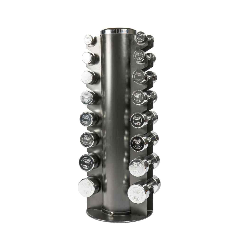 York Barbell - York 2 Sided Vertical Dumbbell Rack Storage - Dumbbell Storage