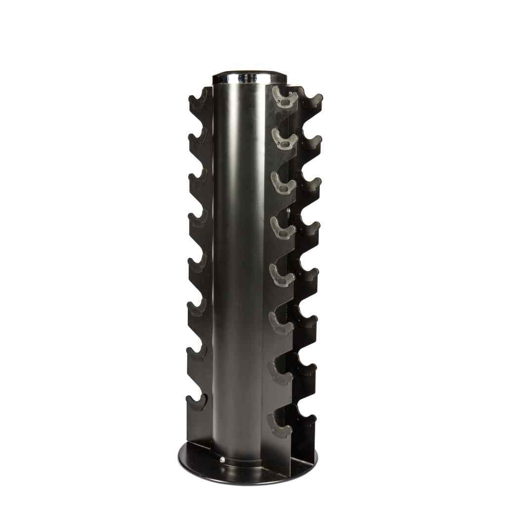 York Barbell - York 2 Sided Vertical Dumbbell Rack Storage - Dumbbell Storage