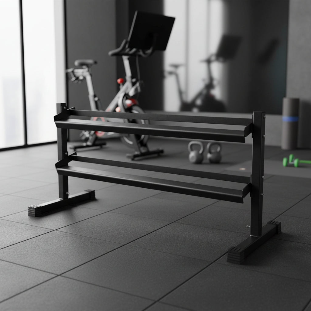 York 2 Tier Dumbbell Stand for Home Gym - Dumbbell Storage - York Barbell