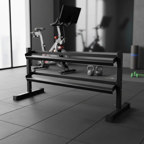 York 2 Tier Dumbbell Stand for Home Gym - Dumbbell Storage - York Barbell