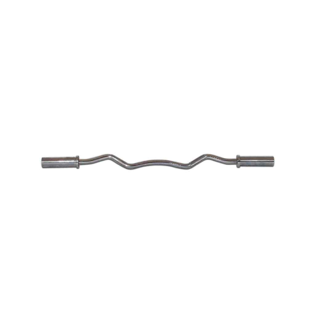 York 4′ International Chrome Curl Bar - Weight Bars - York Barbell