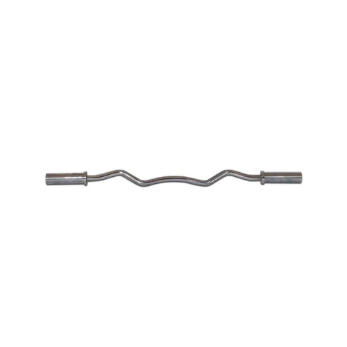 York 4′ International Chrome Curl Bar - Weight Bars - York Barbell