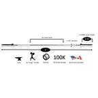 York 5′ International Chrome Olympic Bar - 28mm - Barbell - York Barbell