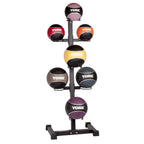 York 7 Ball Vertical Medicine Ball Storage Rack - Medicine Ball Storage - York Barbell