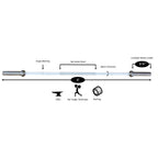 York Aluminum Weight Bar Ultra - Lite 6′ - Barbell - York Barbell