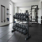 York Barbell - York Barbell 2-Tier Hex Dumbbell Rack - Dumbbell Storage